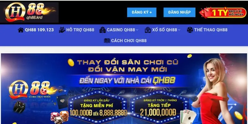 Hướng dẫn đăng ký nhanh chóng tài khoản QH88